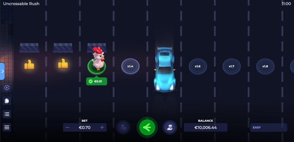 jeu crash Uncrossable Rush